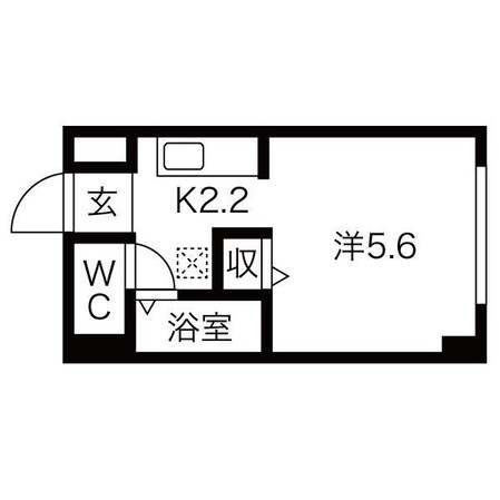 エルム桑園の物件間取画像